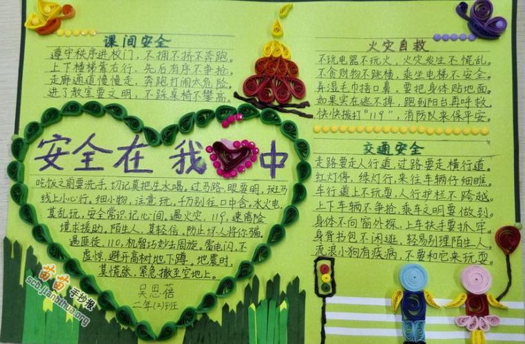 安全主题手抄报图片安全主题手抄报图片大全简单又漂亮