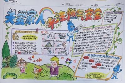 天然气安全手抄报-图片欣赏中心安全使用燃气的手抄报安全使用燃气的