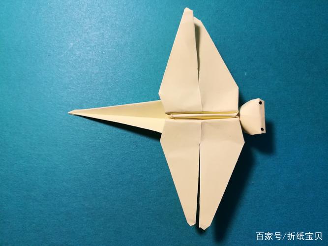 折纸宝贝用折纸折叠的蜻蜓小孩子们都爱不释手