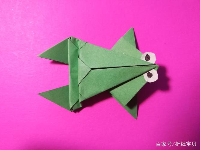 折纸宝贝用折纸折叠小青蛙孩子们爱不释手