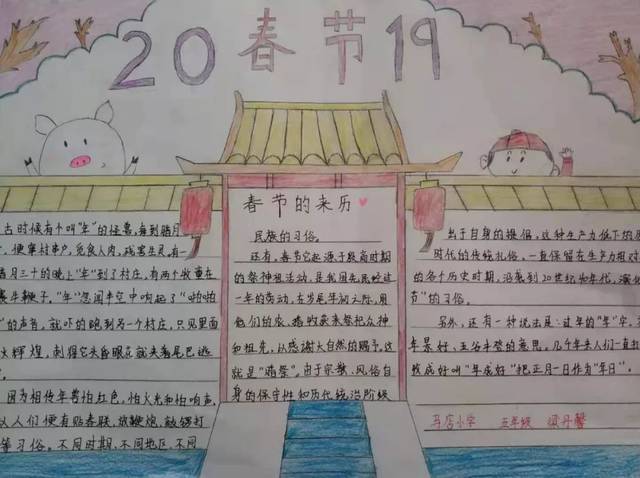 新年手抄报一等奖2022年新年手抄报一等奖