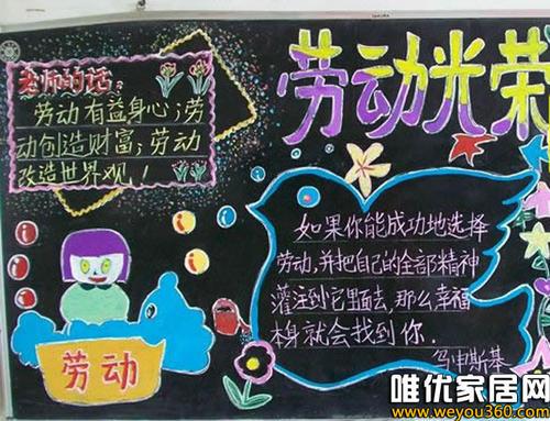幼儿园五一节黑板报 五一节黑板报图片大全