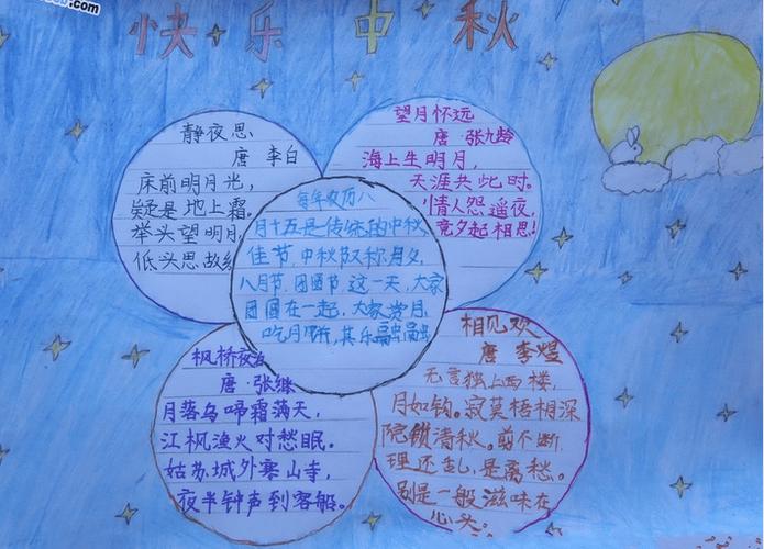 中秋节手抄报短句中秋节手抄报短句三年级